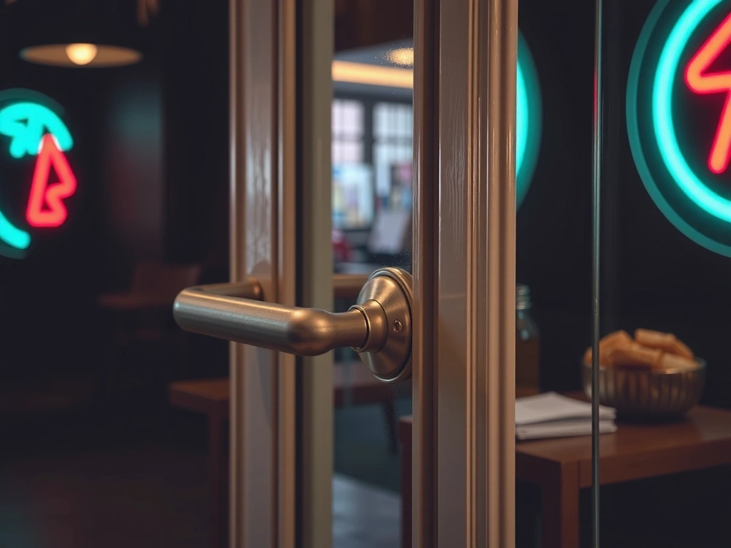 Detail vstupních dveří